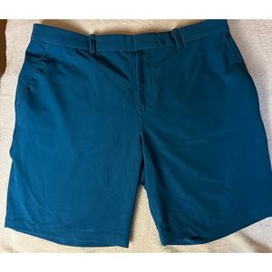 Nike Golf DRI-FIT Flat Front Mens Shorts Sz 40 Blue
